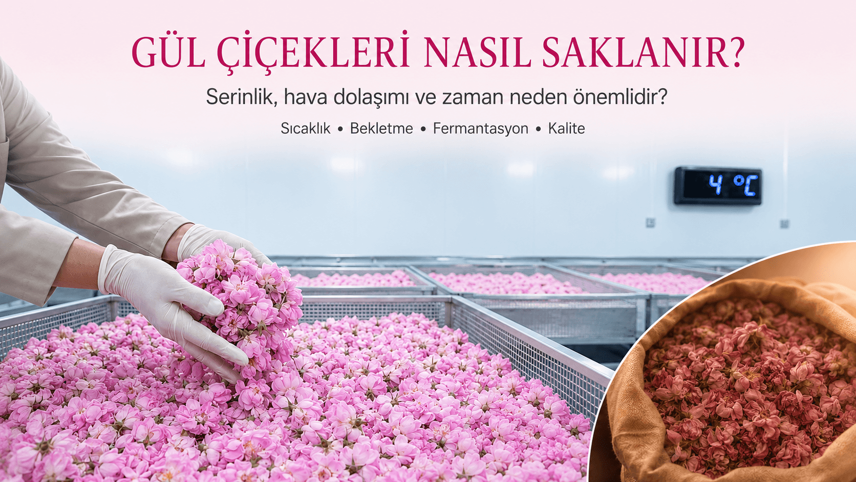 Gül Çiçekleri Nasıl Saklanır?