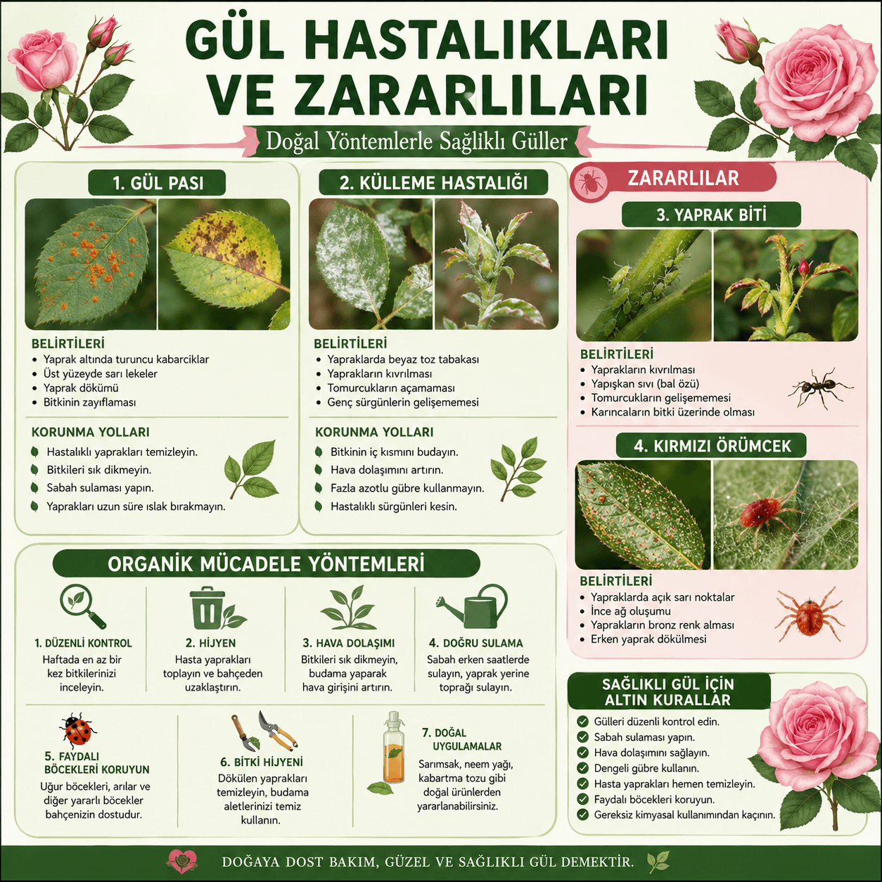 Gül Hastalıkları ve Zararlıları