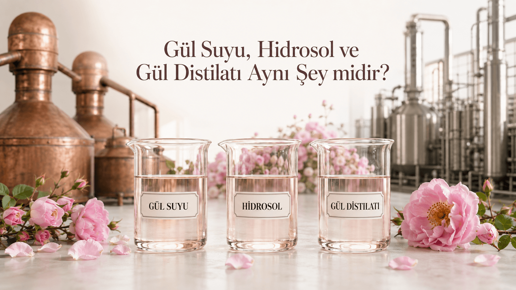 Gül Suyu, Hidrosol ve Gül Distilatı Aynı Şey midir?