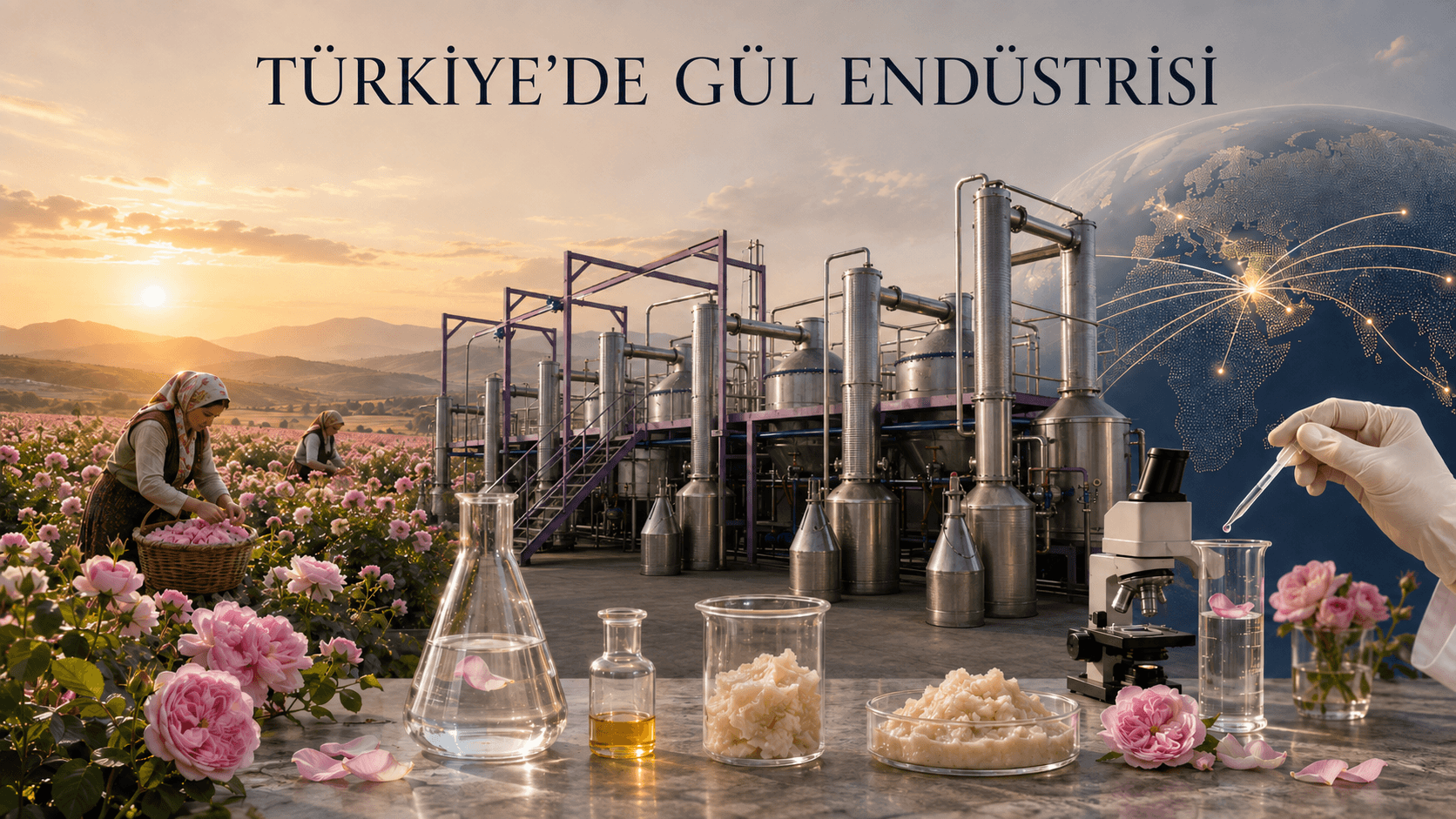 Türkiye’de Gül Endüstrisi: Isparta’dan Dünya Pazarına