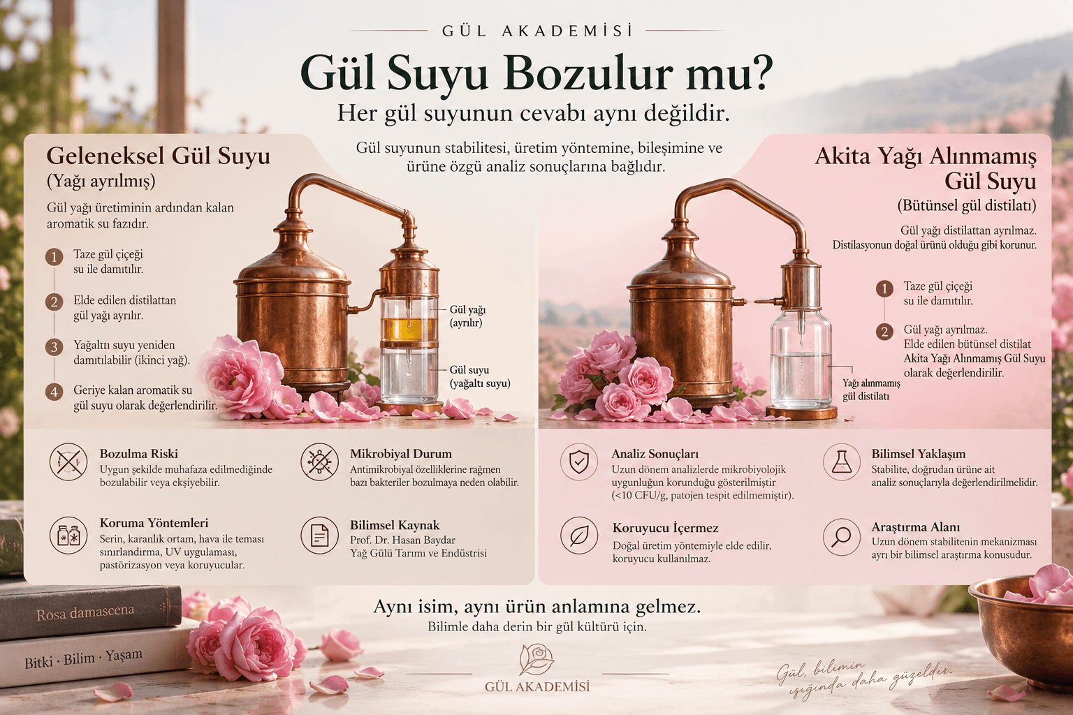 Gül Suyu Bozulur mu?