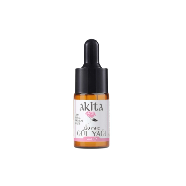 Doğal Gül Yağı Damlalıklı 3mL - Yüksek Frekans Doğal Gül Yağı Damlalıklı...