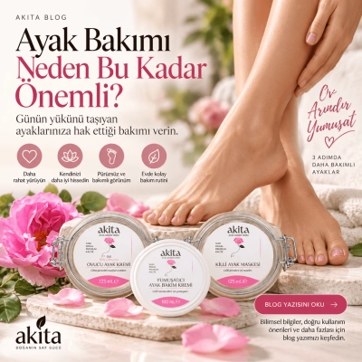 Ayak Bakımı Neden Bu Kadar Önemli? Günün Yükünü Taşıyan Ayaklara 3 Adımlı Bakım Ayak Bakımı Neden Bu Kada...