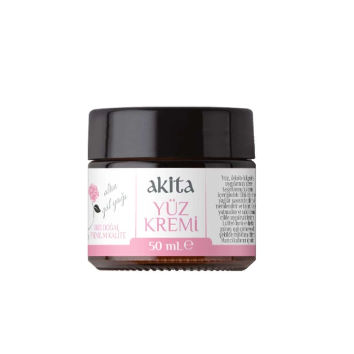 Doğal Altın Gül Yağı Yüz Kremi 50mL Doğal Altın Gül Yağı Yüz ...