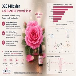 320 MHz'ten Çok Bantlı RF Parmak İzine: AKITA Rosa Damascena Gül Yağı Araştırmasında Yeni Dönem 320 MHz'ten Çok Bantlı RF...