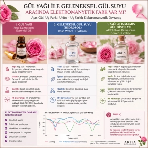 Gül Yağı ile Geleneksel Gül Suyu Arasında Frekans Farkı Var mı? Gül Yağı ile Geleneksel G...