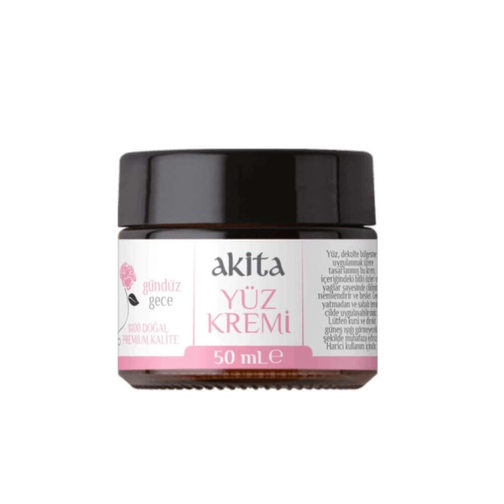 Doğal Yüz Kremi Gül 50mL
