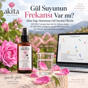 Gül Suyunun Frekansı Var mı? Akita Yağı Alınmamış Gül Suyunu Ölçtük Gül Suyunun Frekansı Var ...