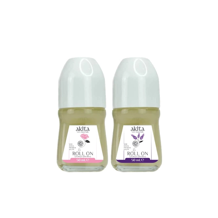 Doğal Roll-On Set Gül ve Lavanta 50mL Doğal Roll-On Set Gül ve ...