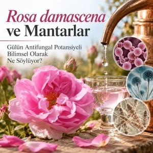 Rosa damascena ve Mantarl...
